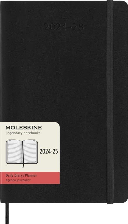 Moleskine Kalender |  18 Måneder 24/25 | Classic Soft Daily note Large |