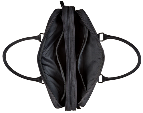 Ginza - 16” Duo Pocket Laptop Bag PURE - Black