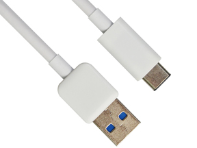 USB-C to USB-A 3.0 Cable, White (2m)
