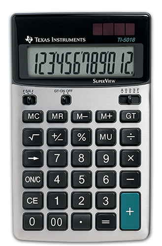 Texas TI-5018 SV desktop calculator