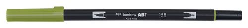 Marker Tombow ABT Dual Brush 158 dark olive