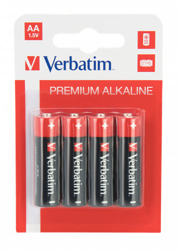 Verbatim Alkaline AA/LR6 (4-Pack)