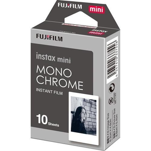 Fujifilm Instax Mini Film | Mono Chrome | 1x10 |