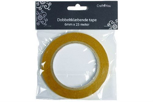 Paper Line Dobbeltklæbende Tape | 6mm | 25m |