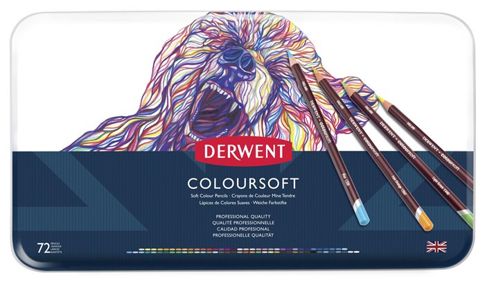 Derwent Coloursoft 72 Tin