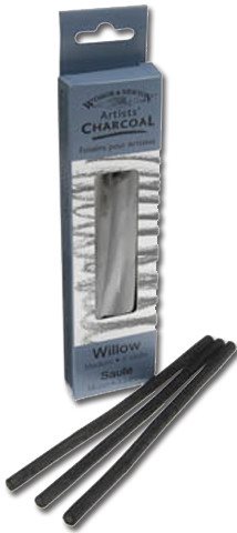 Willow charcoal med 3 sticks