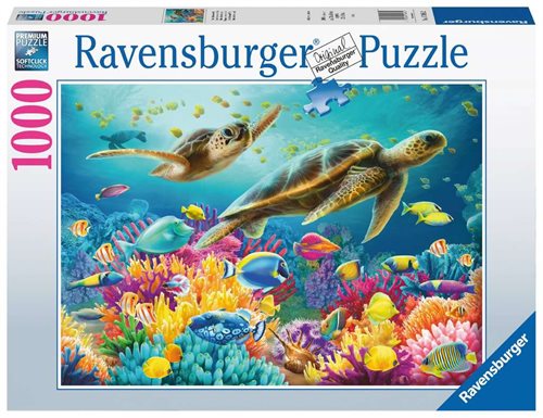 Ravensburger Puslespil | 1000 Brikker | Blue Underwater World |