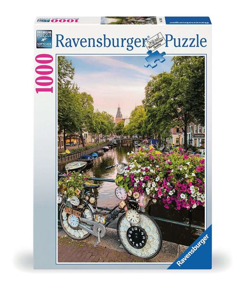 Ravensburger Puslespil | 1000 Brikker | Bicycle Amsterdam |