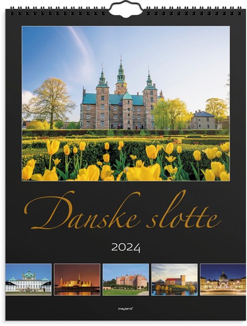 Mayland 2024 Vægkalender | Danske slotte |