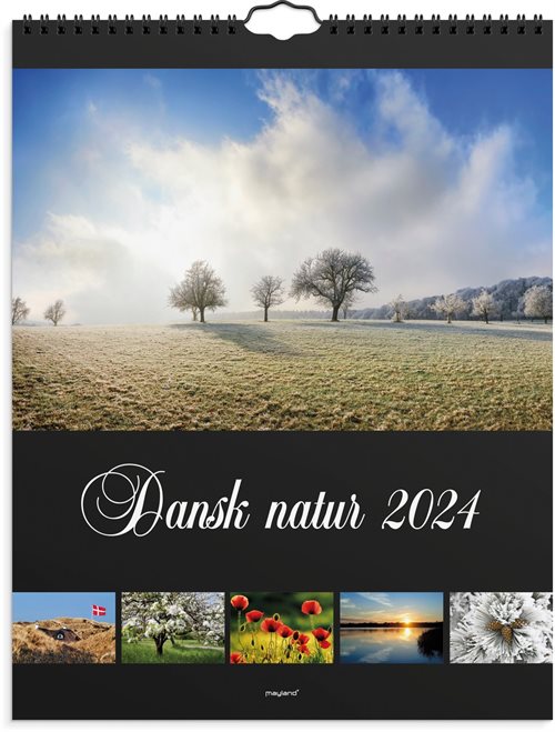 Mayland 2024 Vægkalender | Dansk Natur |