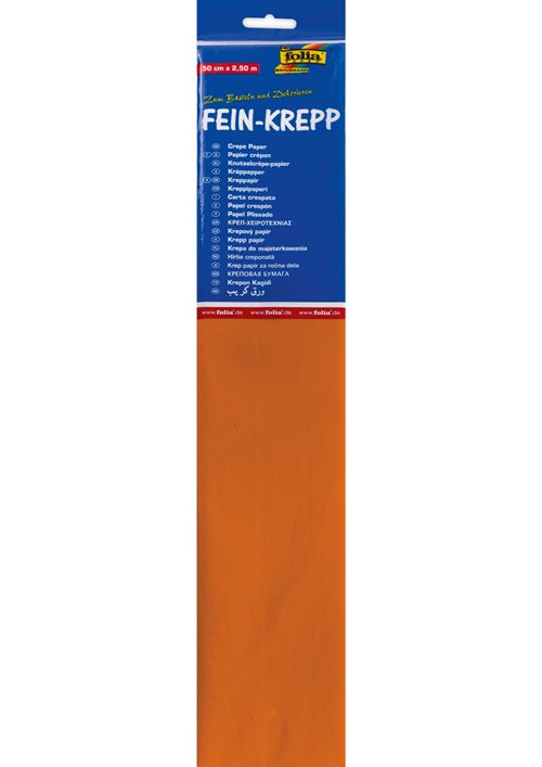 Crepepapir | Orange | 50x250CM 28g |