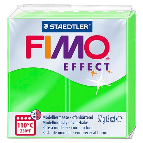 Fimo Effect - Neon Grøn 501