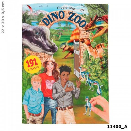 Dino World Zoo Aktivitetsbog | m/ Klistermærker |