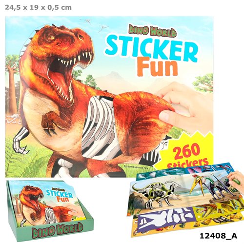 Dino World Aktivitetsbog | m/ Klistermærker |