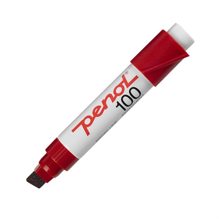 Penol 100 Permanent Marker | Rød |