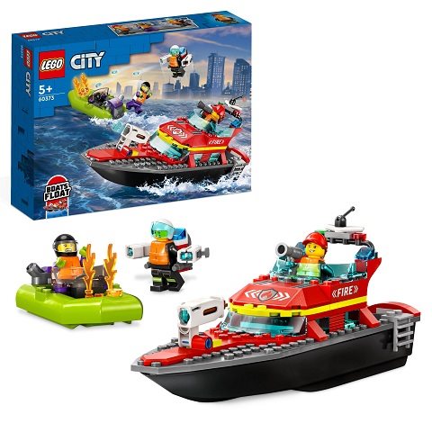LEGO | 60373 | Brandvæsnets redningsbåd |