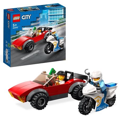 LEGO | 60392 | Politimotorcykel på biljagt |