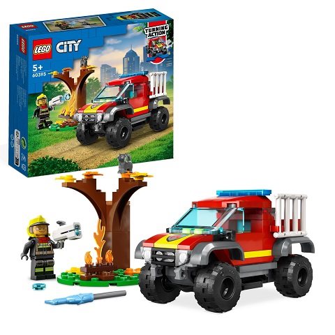 LEGO | 60393 | Firhjulstrukket redningsvogn |