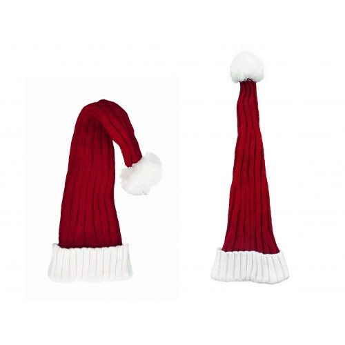 Nissehue SH2 Coarse knit | Rød/Hvid |