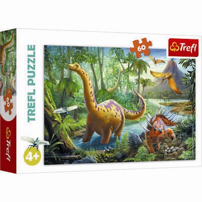 Puzzle | Dinosaur Migration | 60 Brikker |