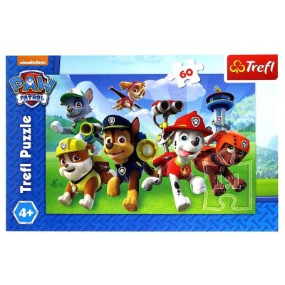 Puzzle | PawPatrol ready to action | 60 Brikker |