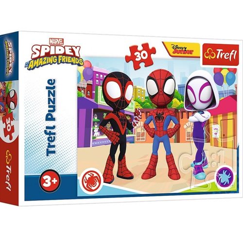 Puzzle | The adventures of Spidey | 30 Brikker |