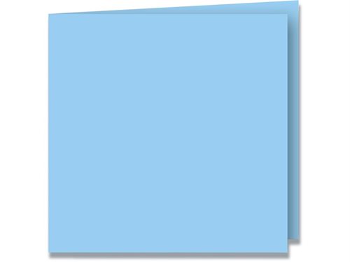 Kvadrat Dobbeltkort 5-pakke Lys Blå