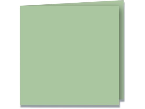 Kvadrat Dobbeltkort 5-pakke Lys Grøn