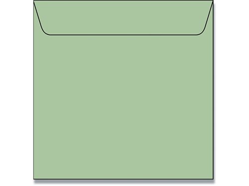 Kvadratiske Kuverter 5pk Lys Grøn