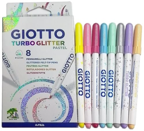 GIOTTO Turbo Glitter tusser 8