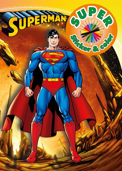 Superman | Super Sticker & Color |