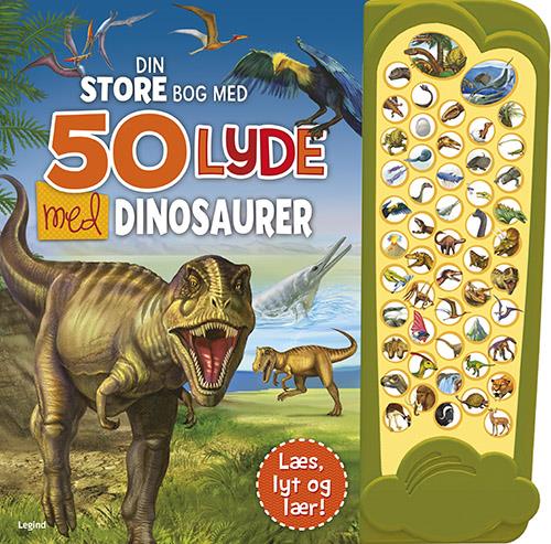 Din store bog med 50 lyde med dinosaurer
