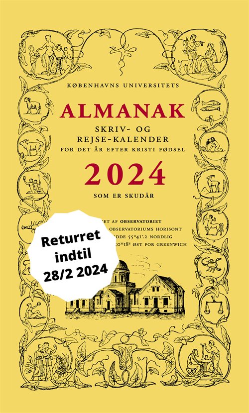 Universitetets Almanak Skriv- og Rejsekalender 2024