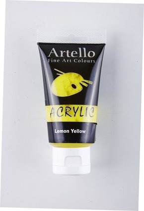 Artello acrylic 75 ml lemon yellow