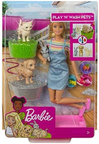 Barbie | Play n\' Wash | Pets Doll & Play |