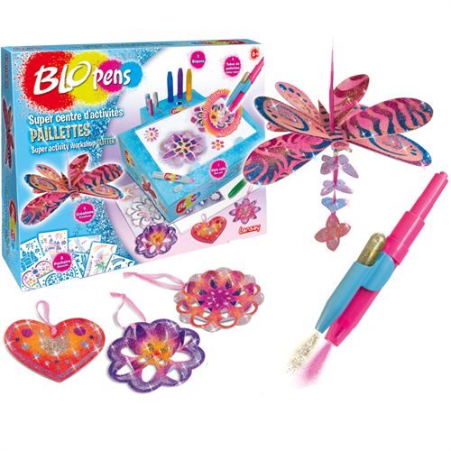 Blo Pens glitter and glue studio