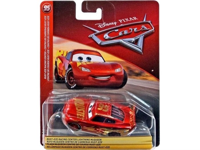 Cars metalbil 1:55 - Lightning McQueen Rust-Eze