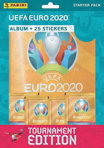 EURO 2020 Starter Pack - Tournament Edition (Samlemappe + 5 Boosterpacks)