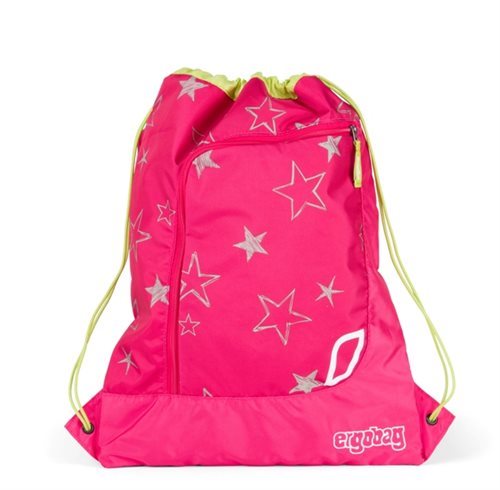 Ergoback Gym Bag - Pink Stars