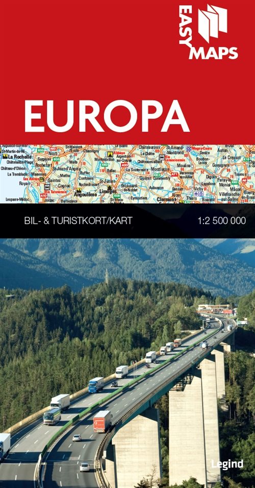  Easy maps - Europa 1:4 300.000