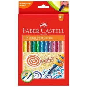 Faber Castell 12 Twisable Wax Crayons