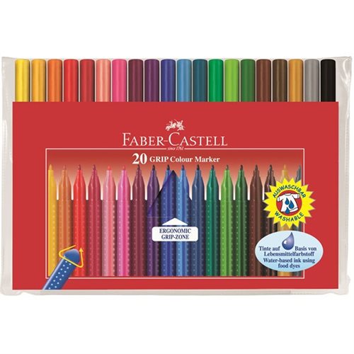 Faber Castell 20 Felt Tip Pens
