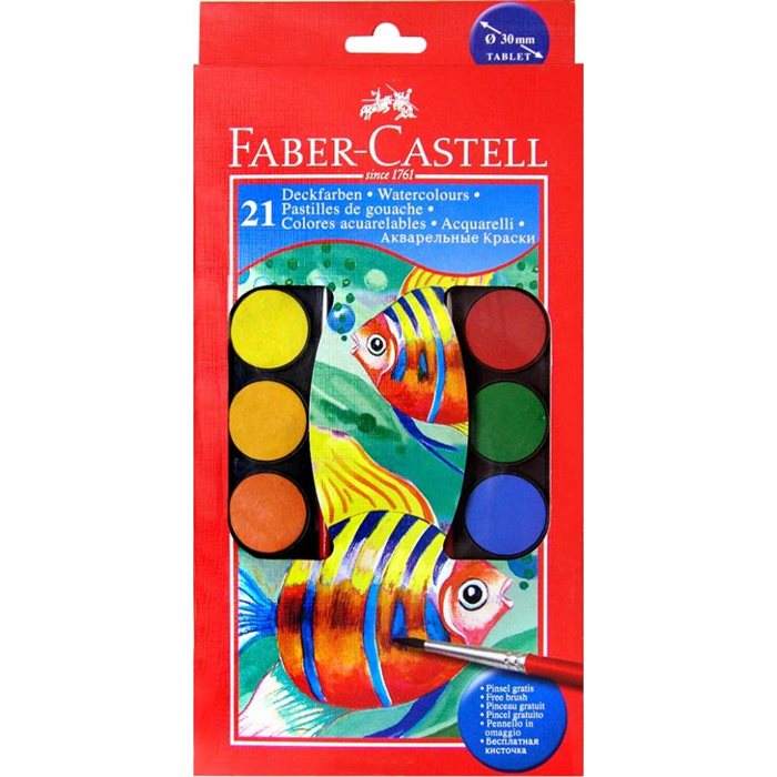 Faber Castell 21 Watercolours