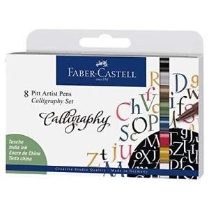 Faber Castell 8 Pitt Artist Pens Farve