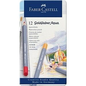 Faber Castell Blyant Akvarel Goldfaber Tin 12