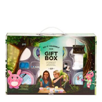 Giftbox, forest animal - Clay