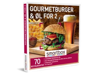 Gourmetburger og øl for 2