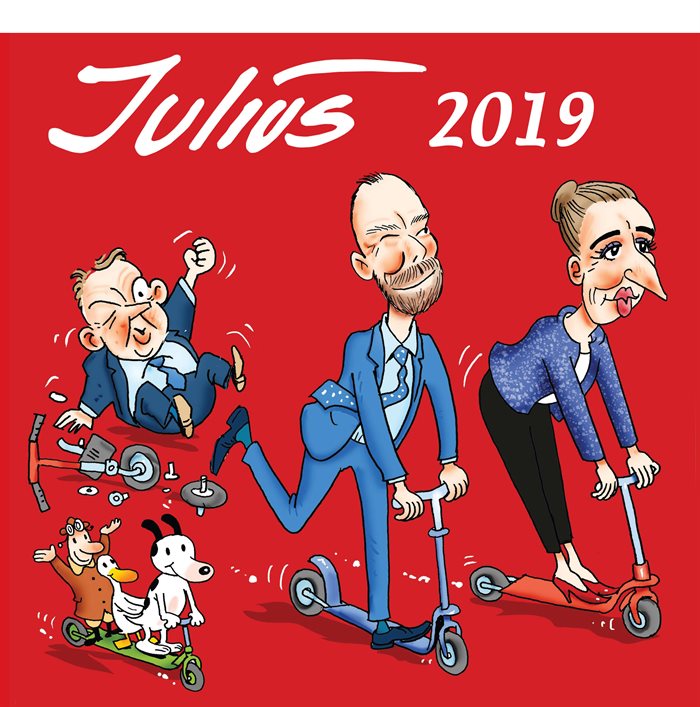 Julius tegninger 2019 af Jens Julius Hansen