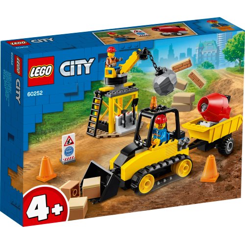 LEGO City byggeplads med bulldozer 