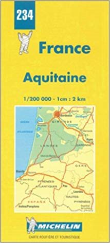 Michelin kort - Aquitaine